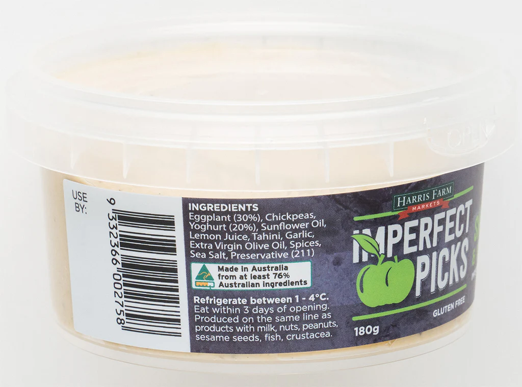 Imperfect Pick Smokey Eggplant and Yoghurt Dip 180g - Image 3