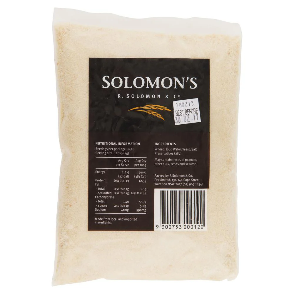 Solomans Bread Crumbs 250g - Image 2