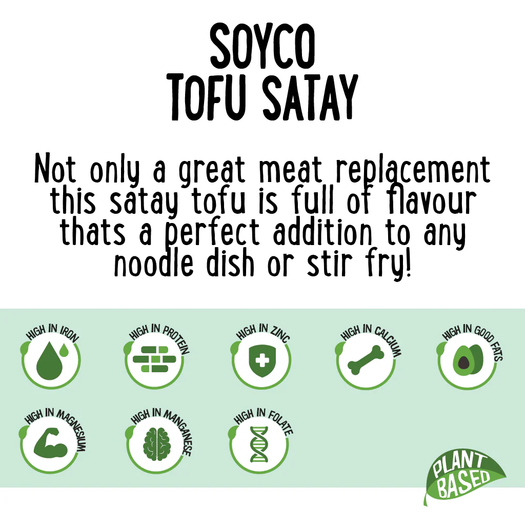 Soyco Malaysian Peanut Satay Tofu 200g - Image 3