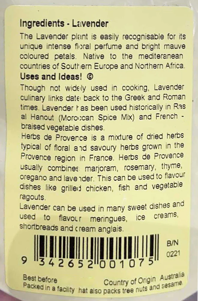 Spice and Co Lavender 10g - Image 2