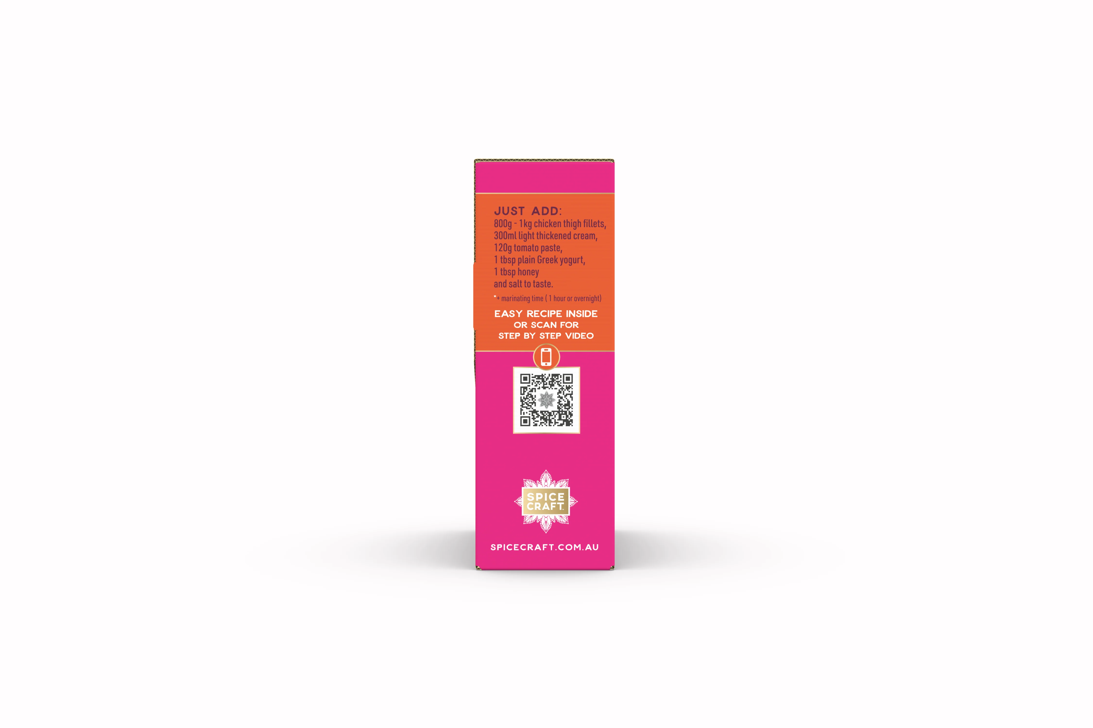 Spicecraft Gourmet Butter Chicken Spice Kit 24g - Image 4