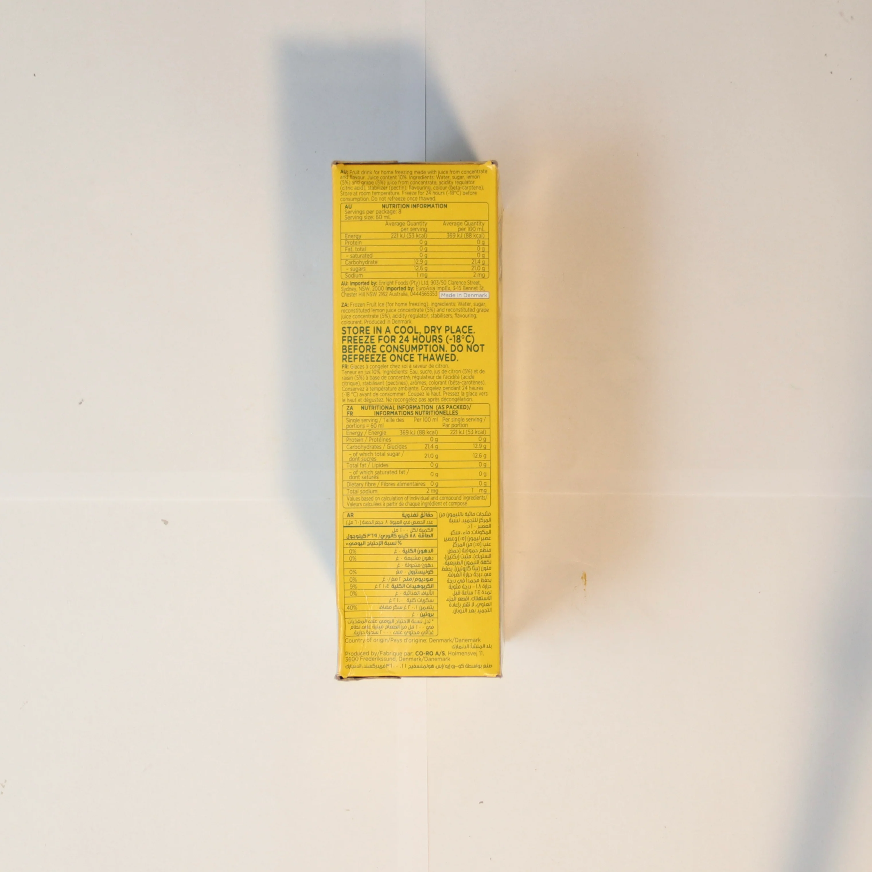 Sun Lolly Lemon Iced Lollies x8 480ml - Image 2