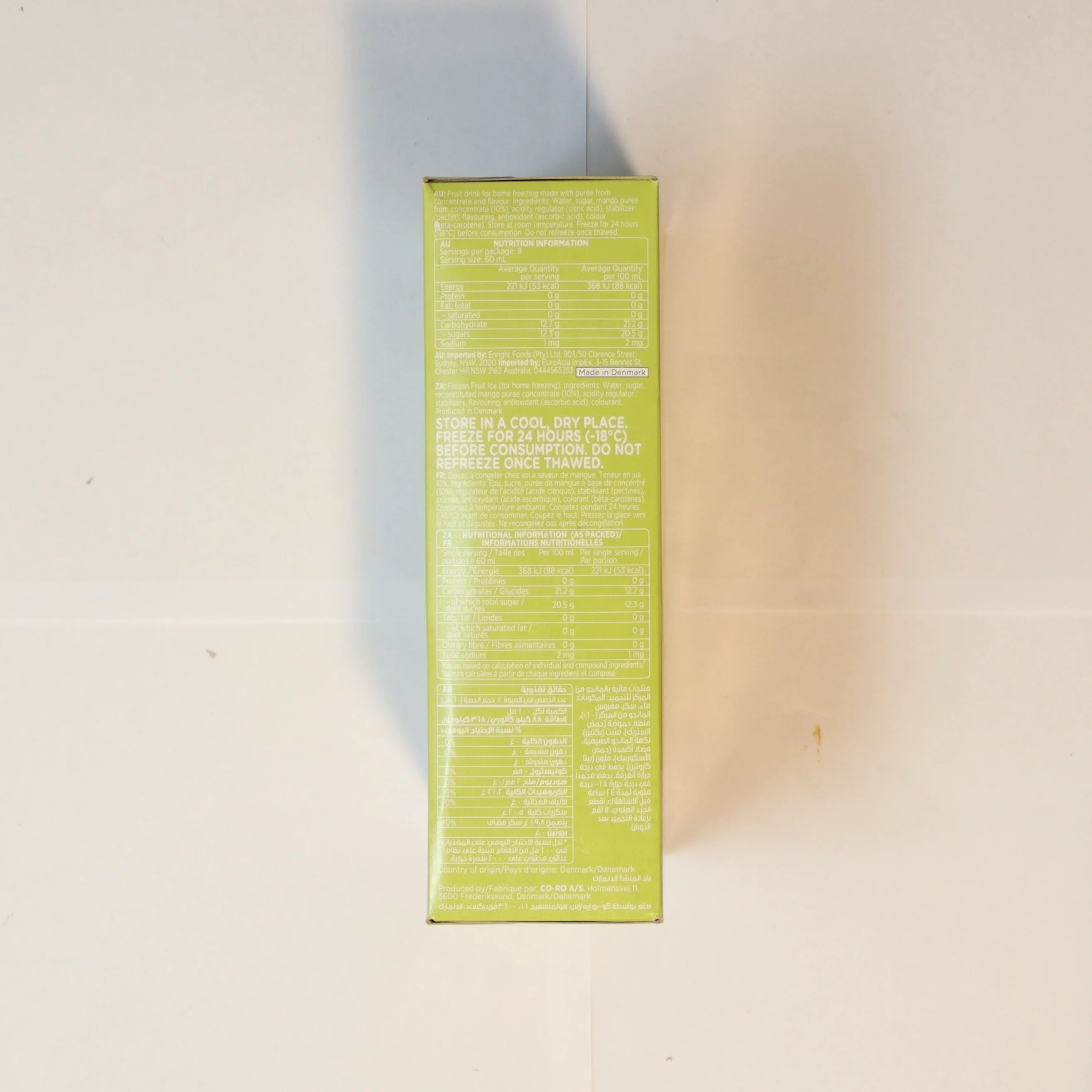 Sun Lolly Mango Iced Lollies x8 480ml - Image 2