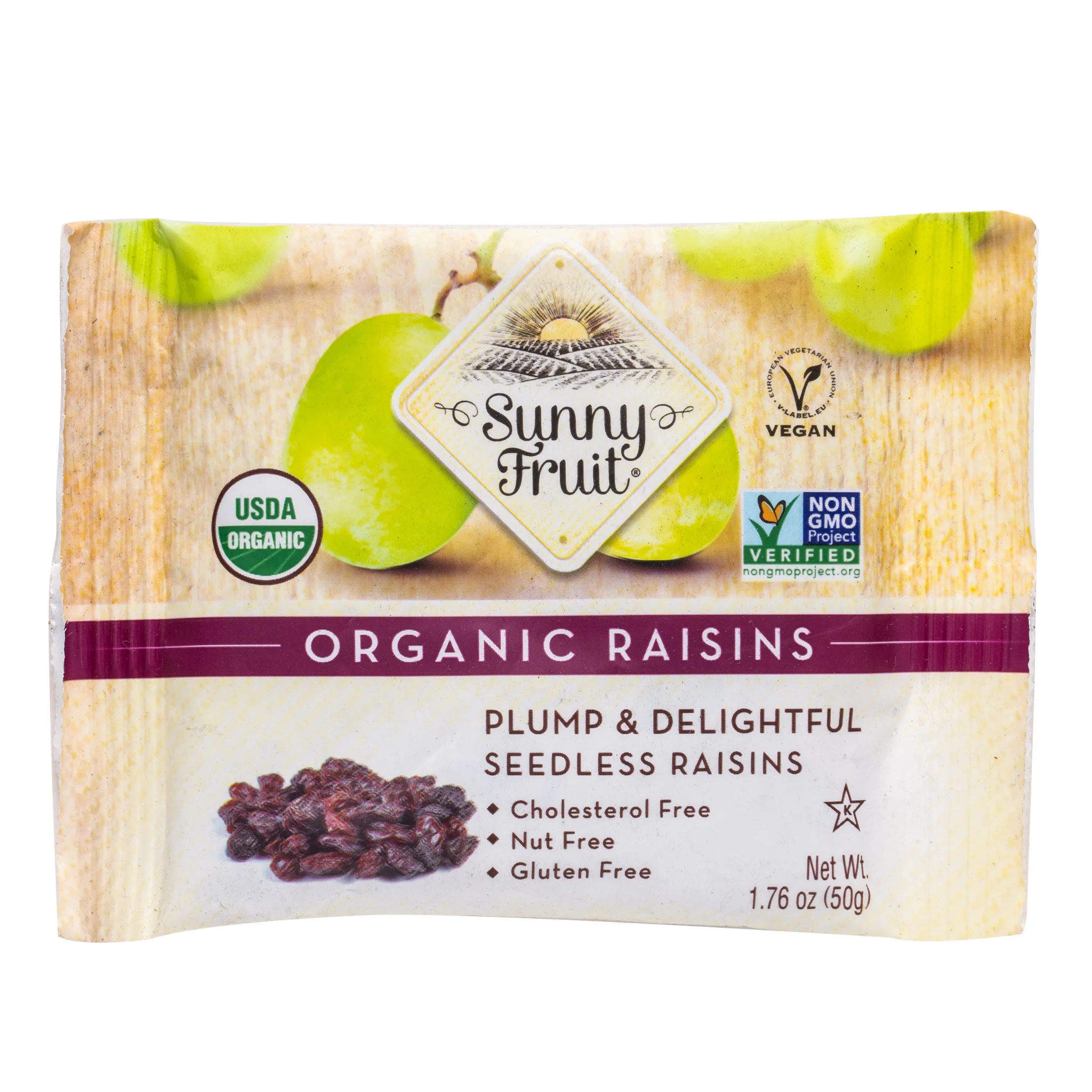 Sunny Fruit Organic Dried Raisins 50g