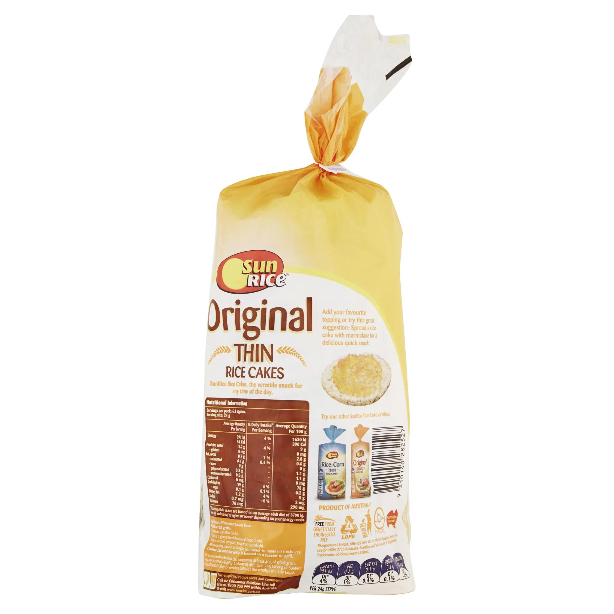 Sunrice Original Thin Rice Cakes 150g - Image 2