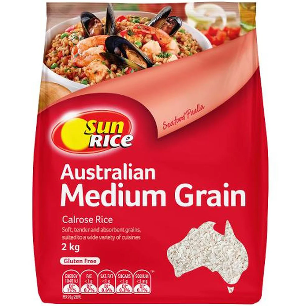 Sunrice White Rice 2kg
