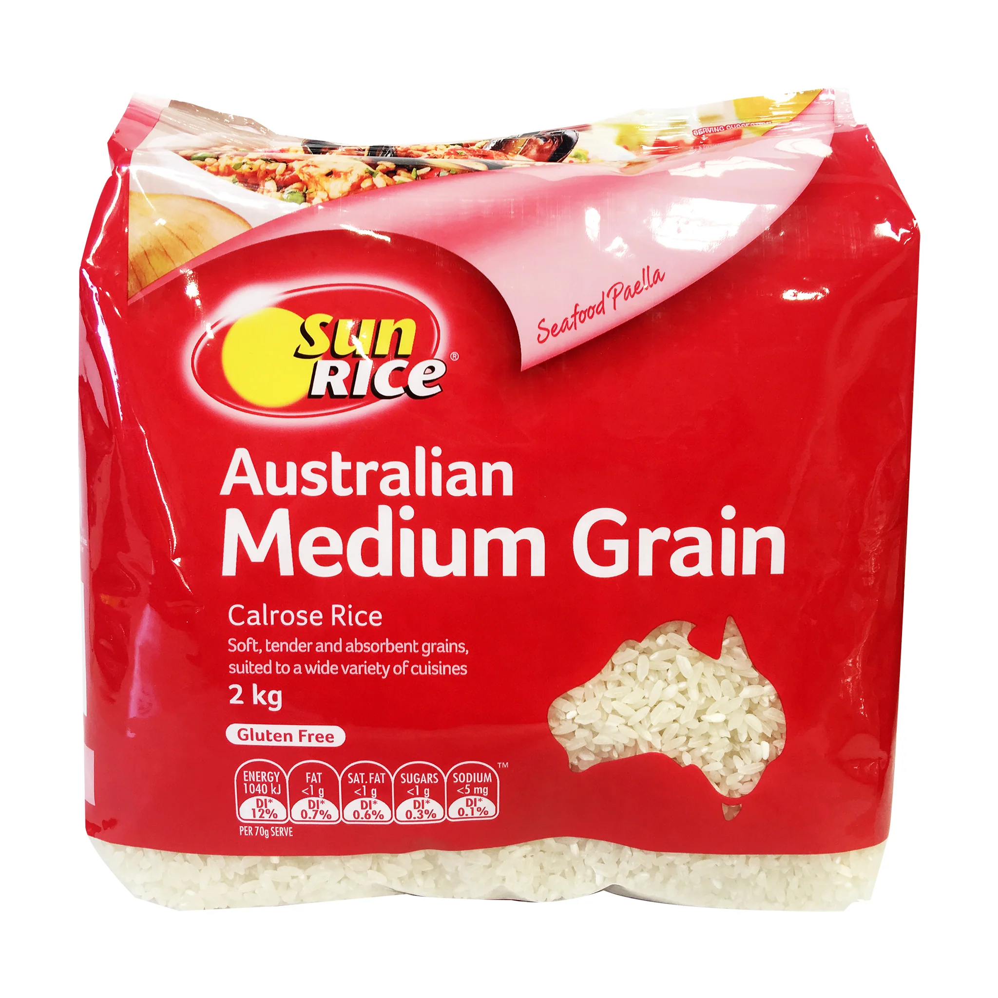 Sunrice White Rice 2kg - Image 2
