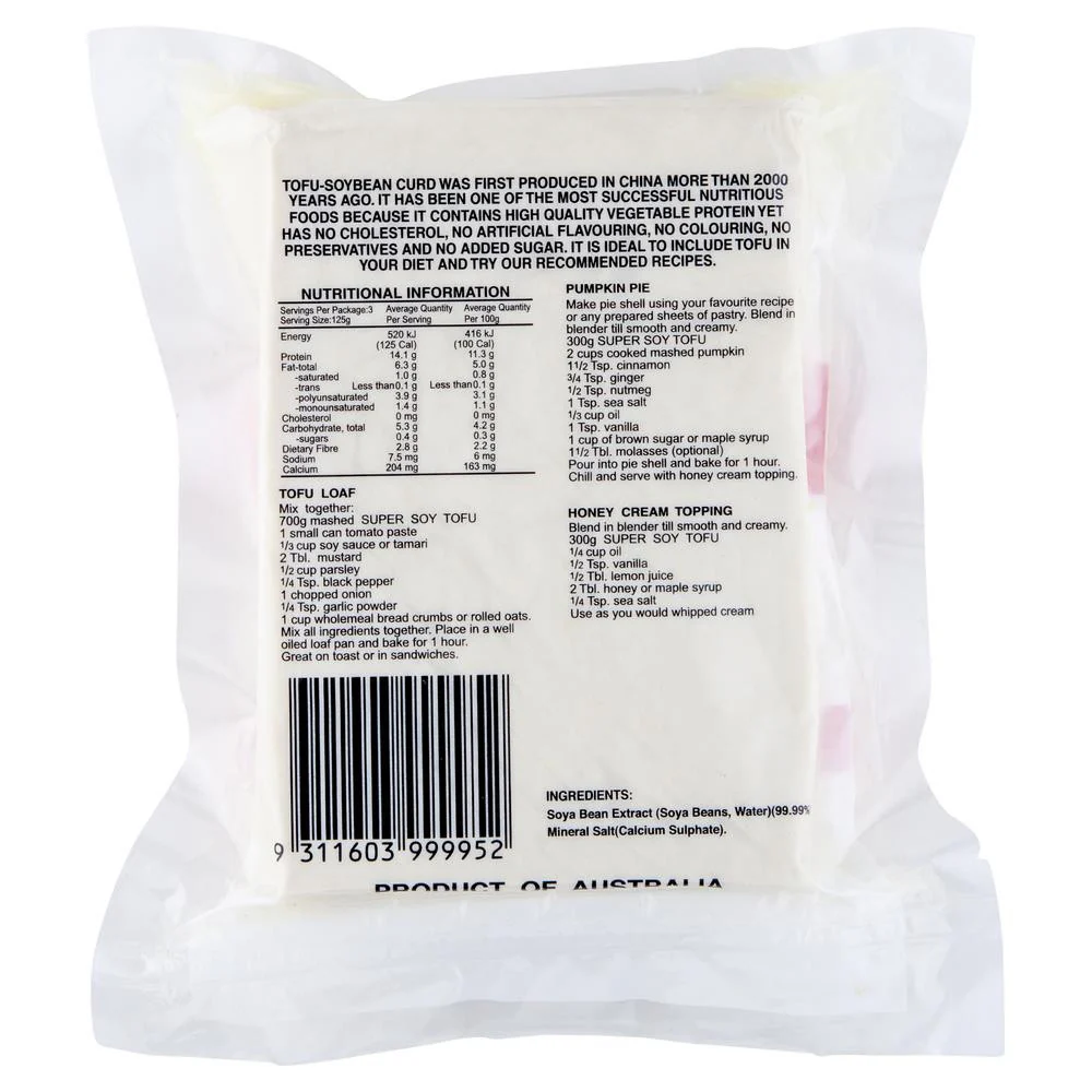 Soya King Super Soy Tofu 375g - Image 2