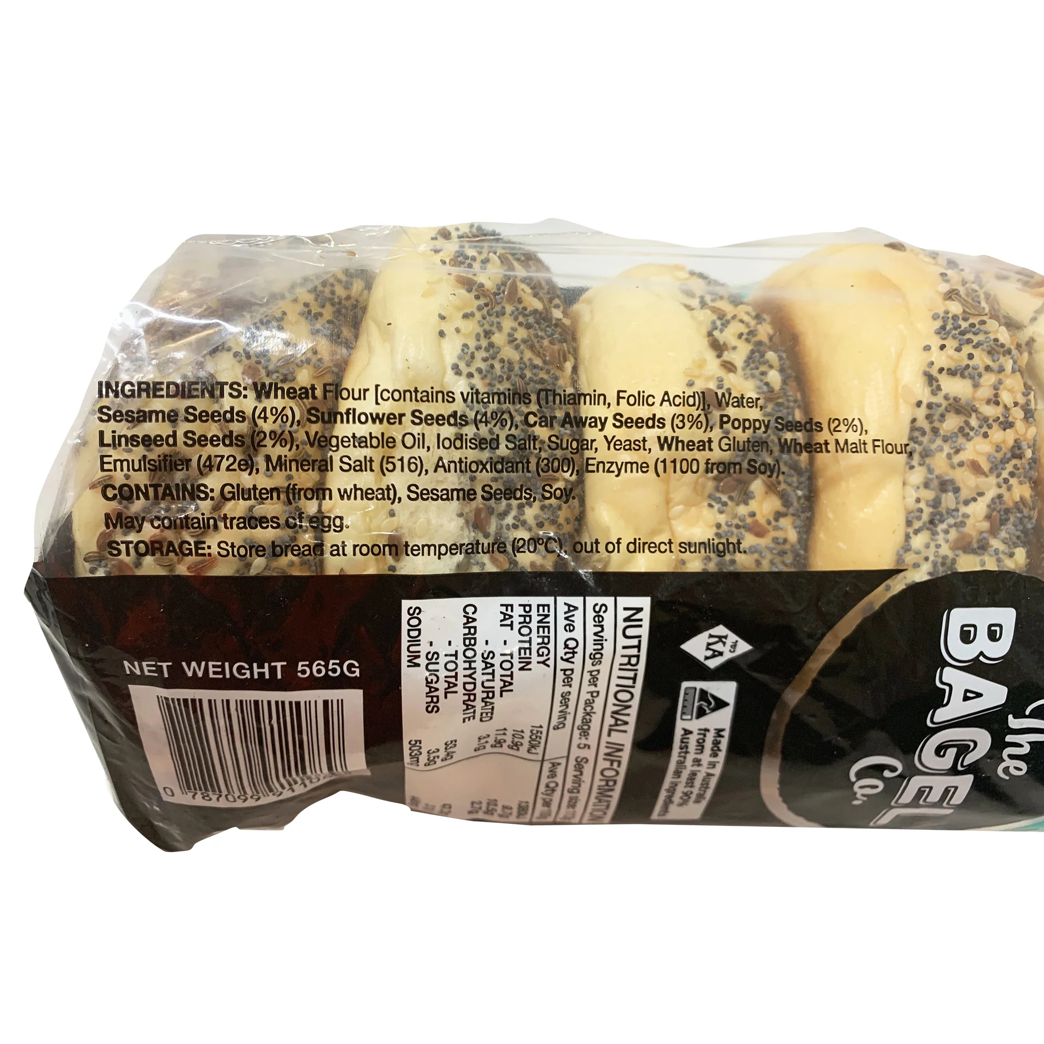 The Bagel Co Multi Seed Bagels x5 565g - Image 3