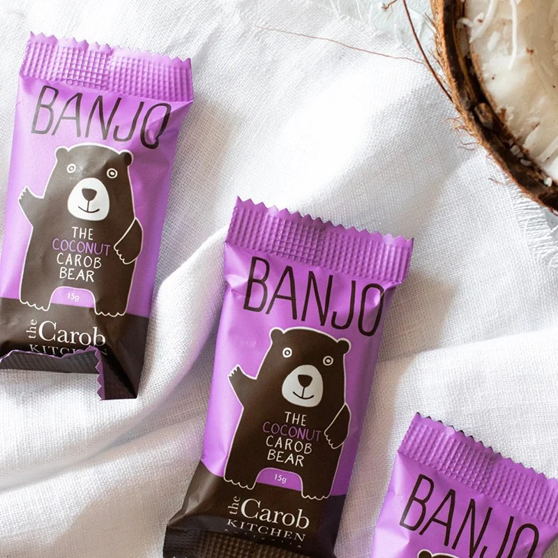 The Carob Kitchen Banjo Carob Bear Coconut x8 120g - Image 2
