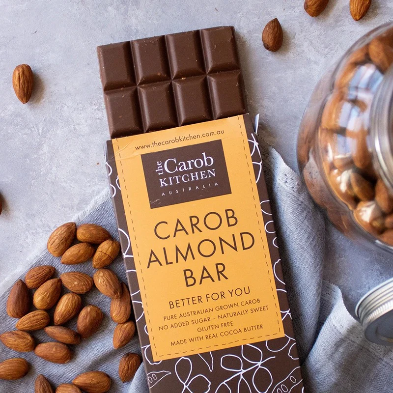 The Carob Kitchen Chocolate Almond 80g - Image 2