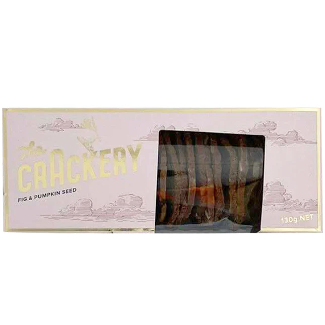 Harris Farm The Crackery Fig and Pumpkin Seed Cracker 130g