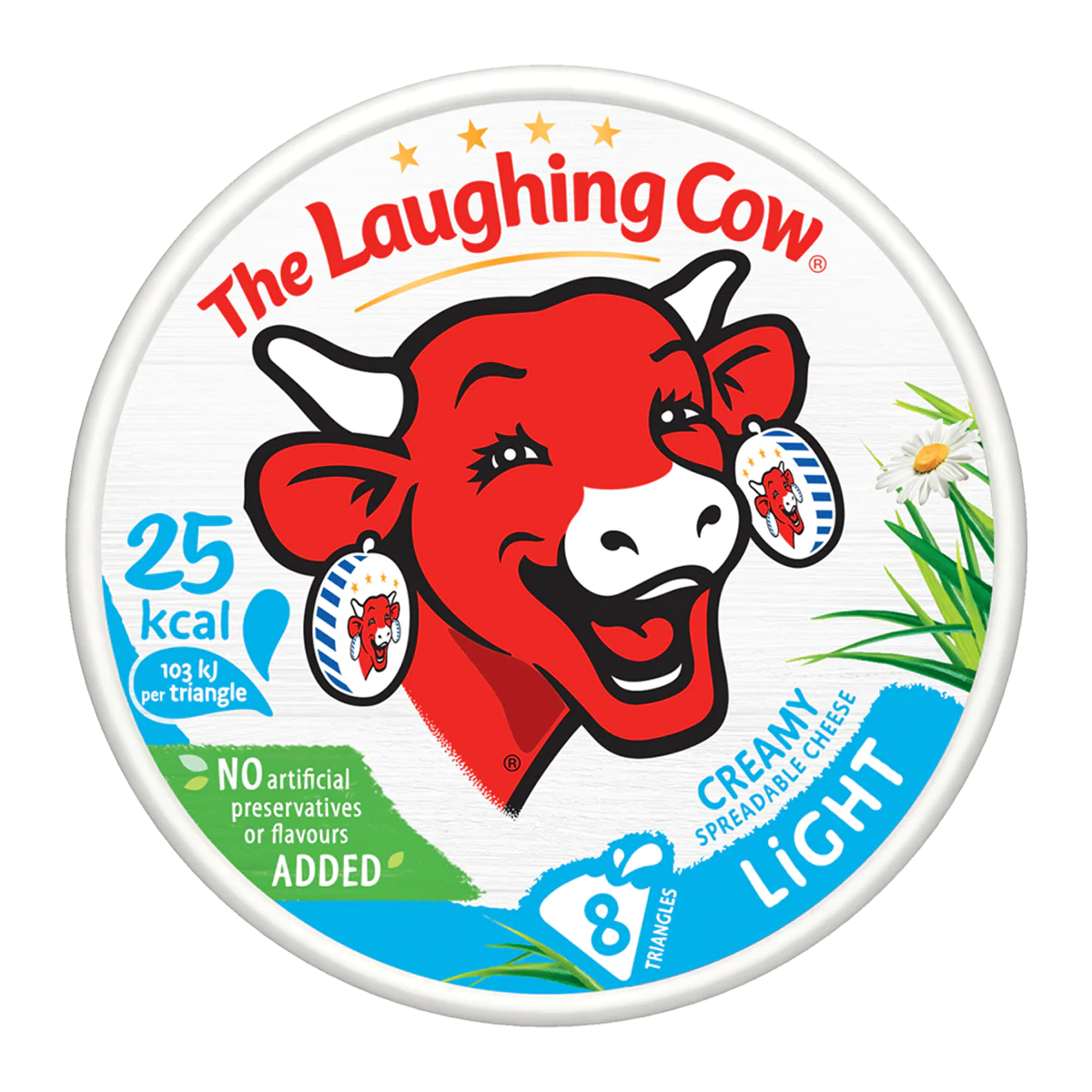 The Laughing Cow Light Cheese Triangles 133g