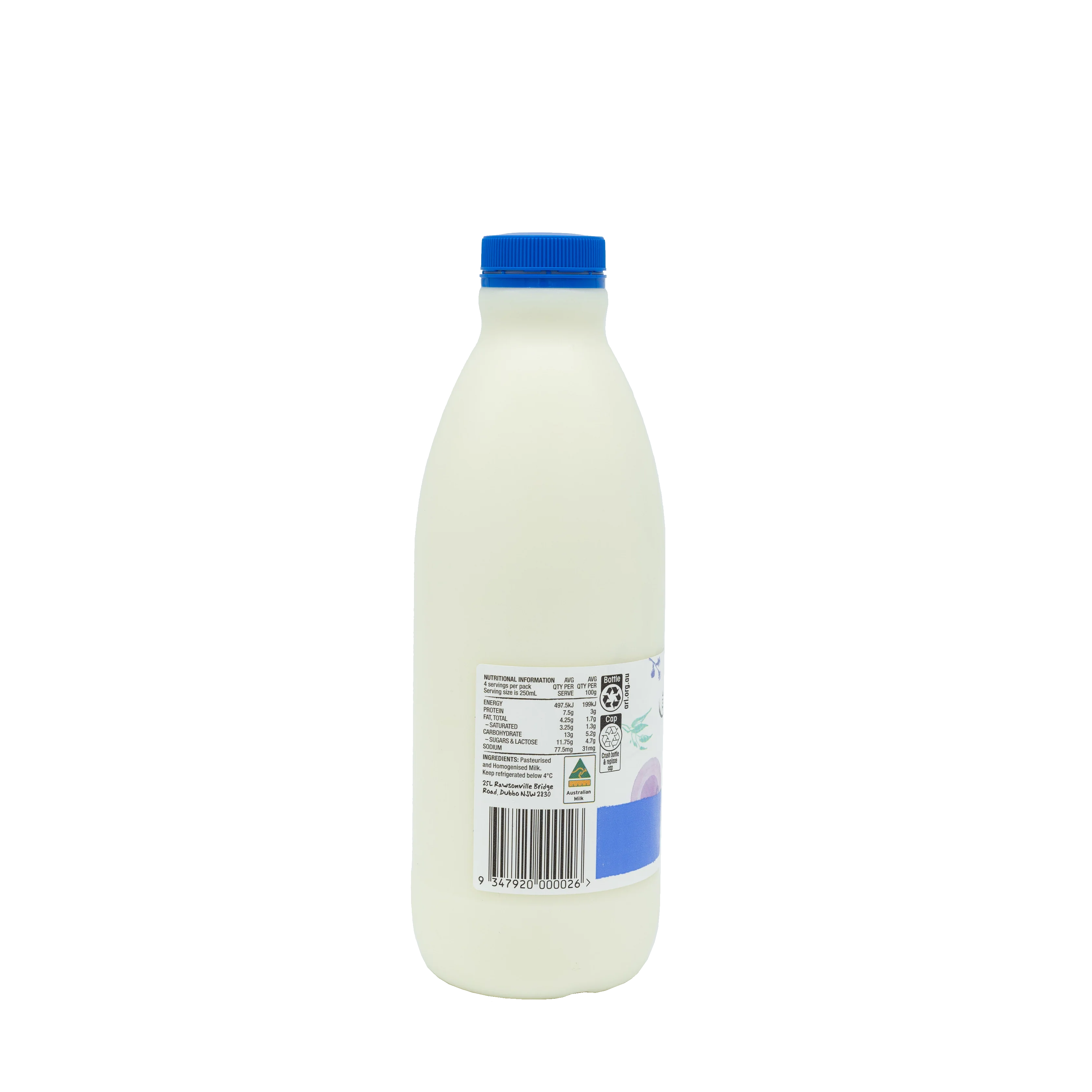 The Little Big Dairy Less Cream Milk 1L - Image 4