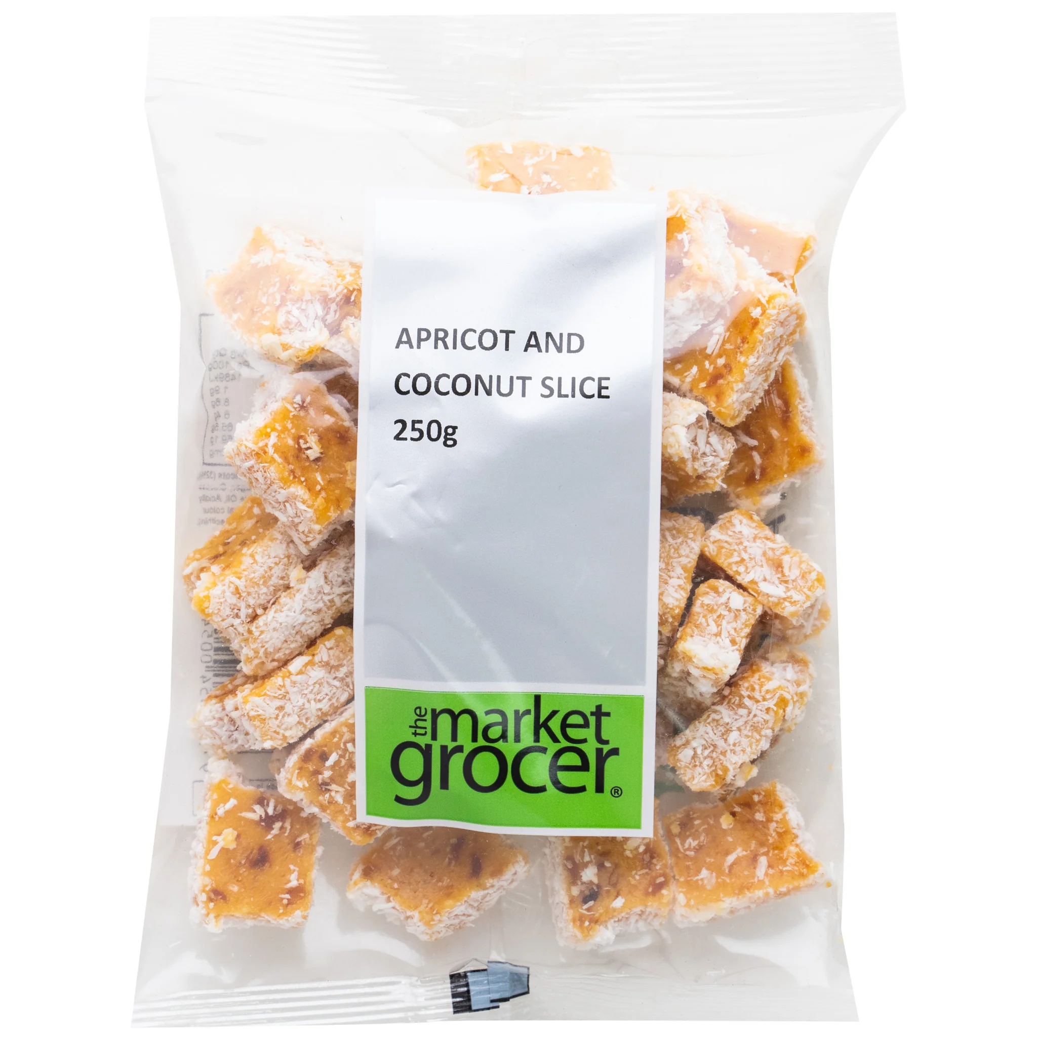The Market Grocer Apricot and Coconut Slice 250g