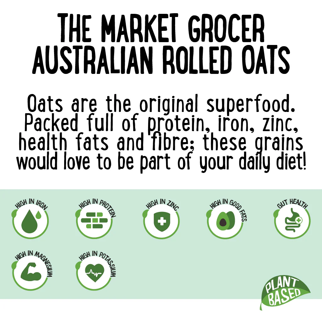 The Market Grocer Australian Rolled Oats 750g - Image 3