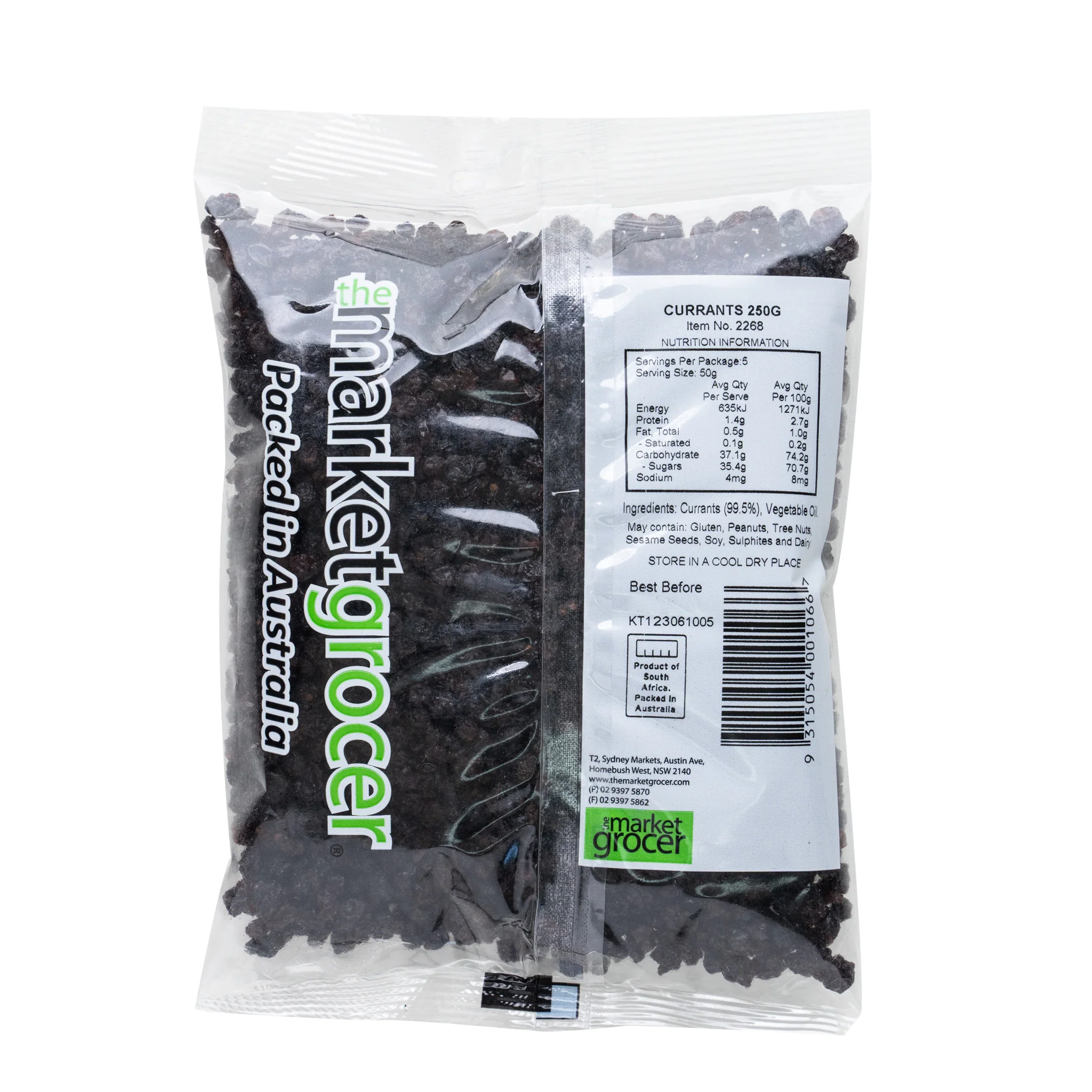The Market Grocer Currants 250g - Image 2