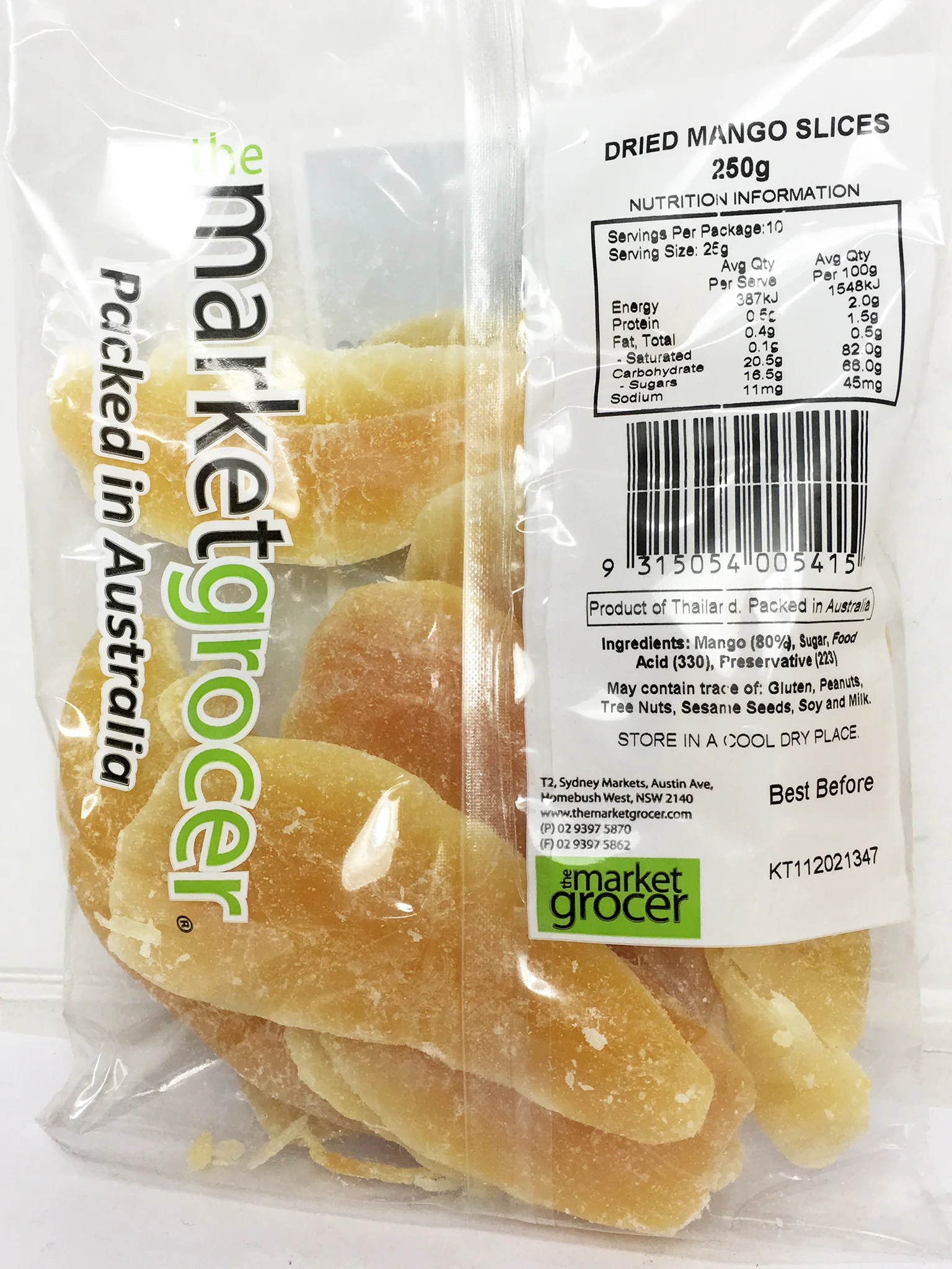 The Market Grocer Mango Dried Slices 250g - Image 2