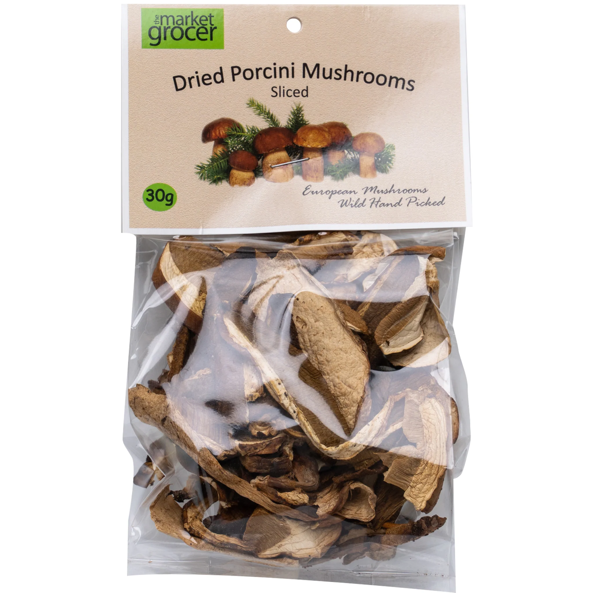 The Market Grocer Dried Porcini Mushrooms 30g
