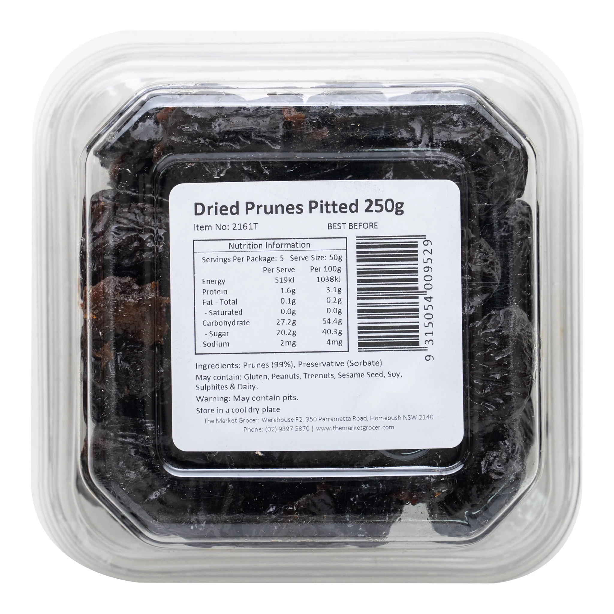 The Market Grocer Dried Prunes 250g - Image 2