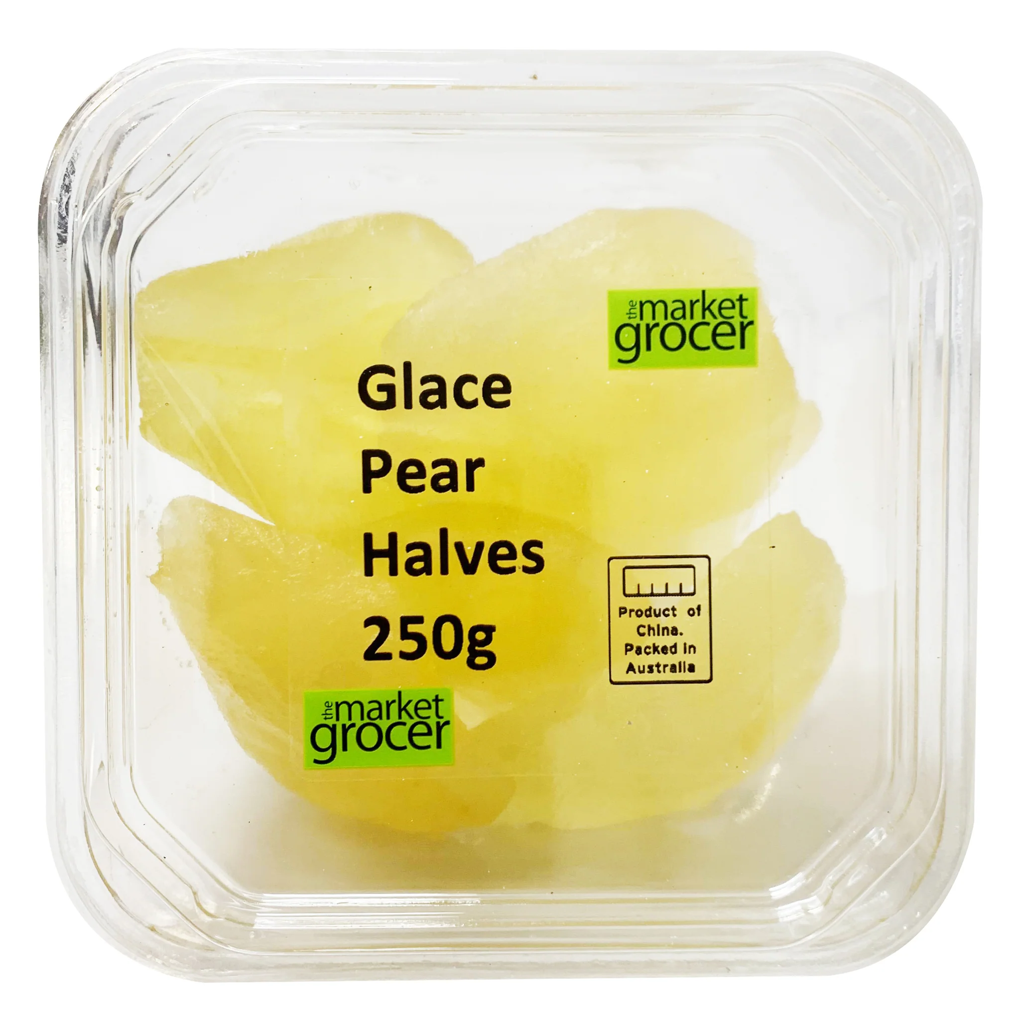 The Market Grocer Glace Pear Halves 250g