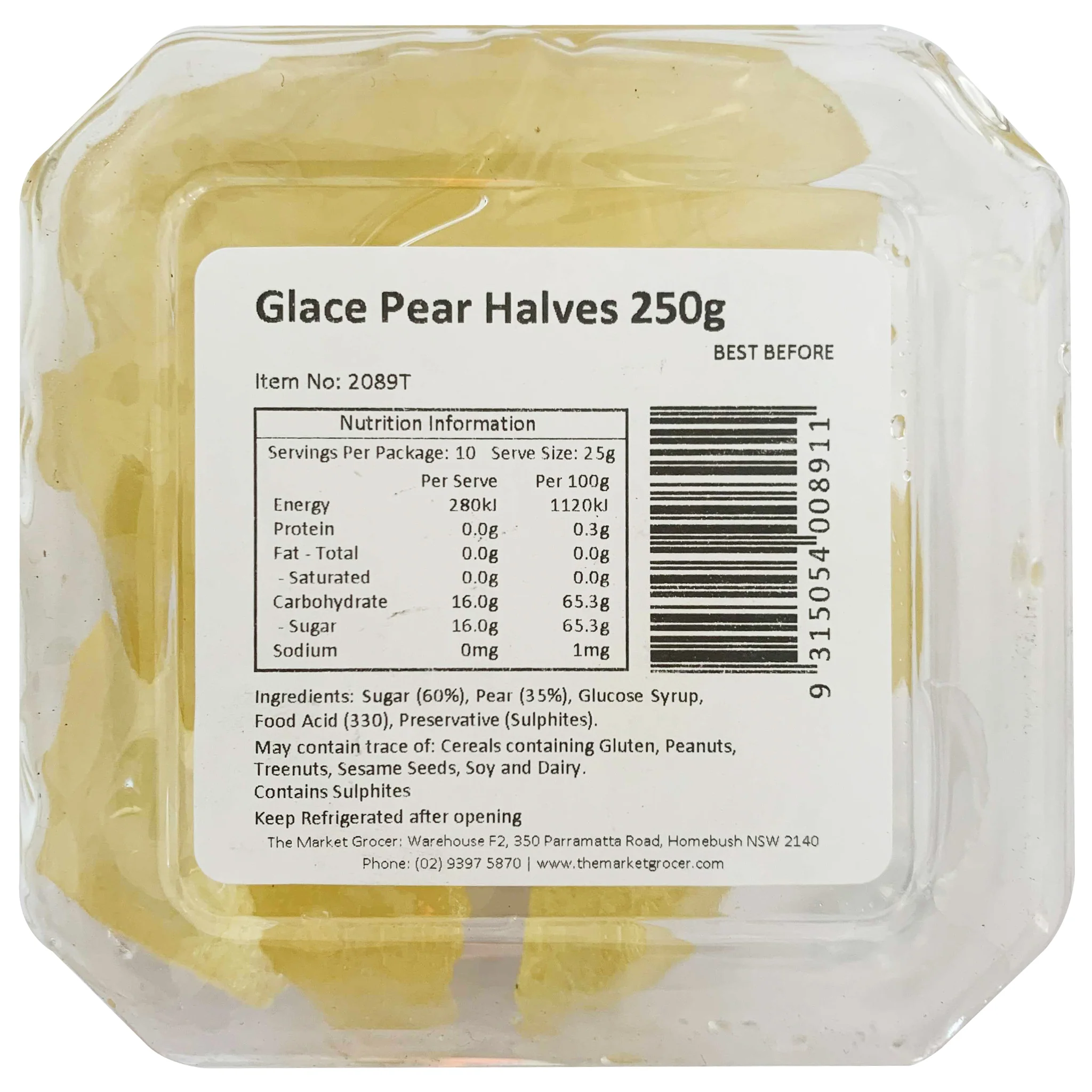The Market Grocer Glace Pear Halves 250g - Image 3