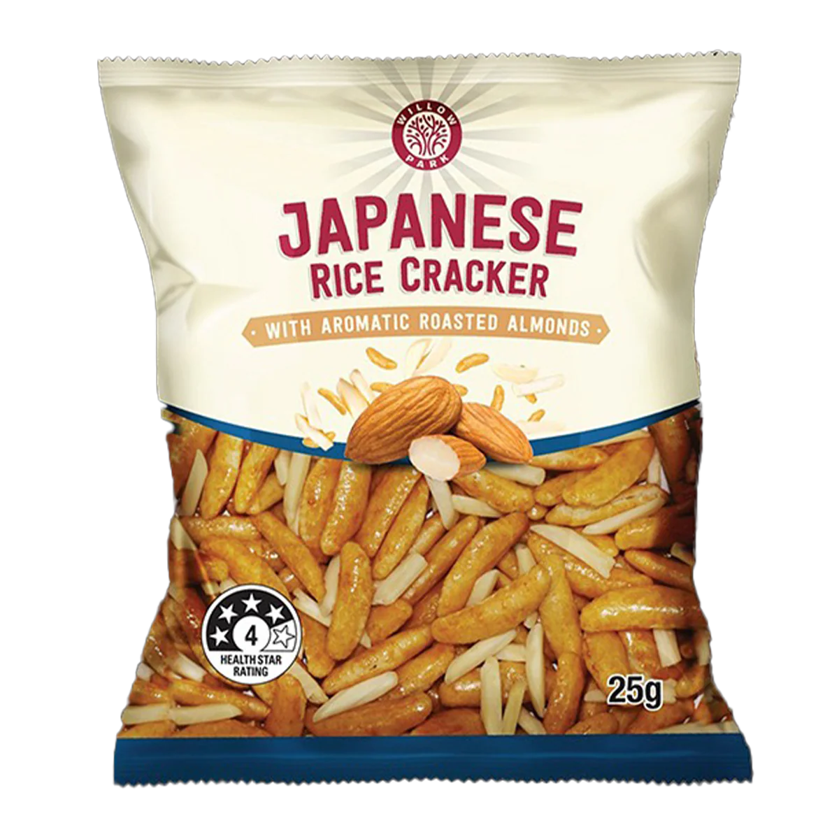 The Market Grocer Japanese Rice Cracker Almond 150g