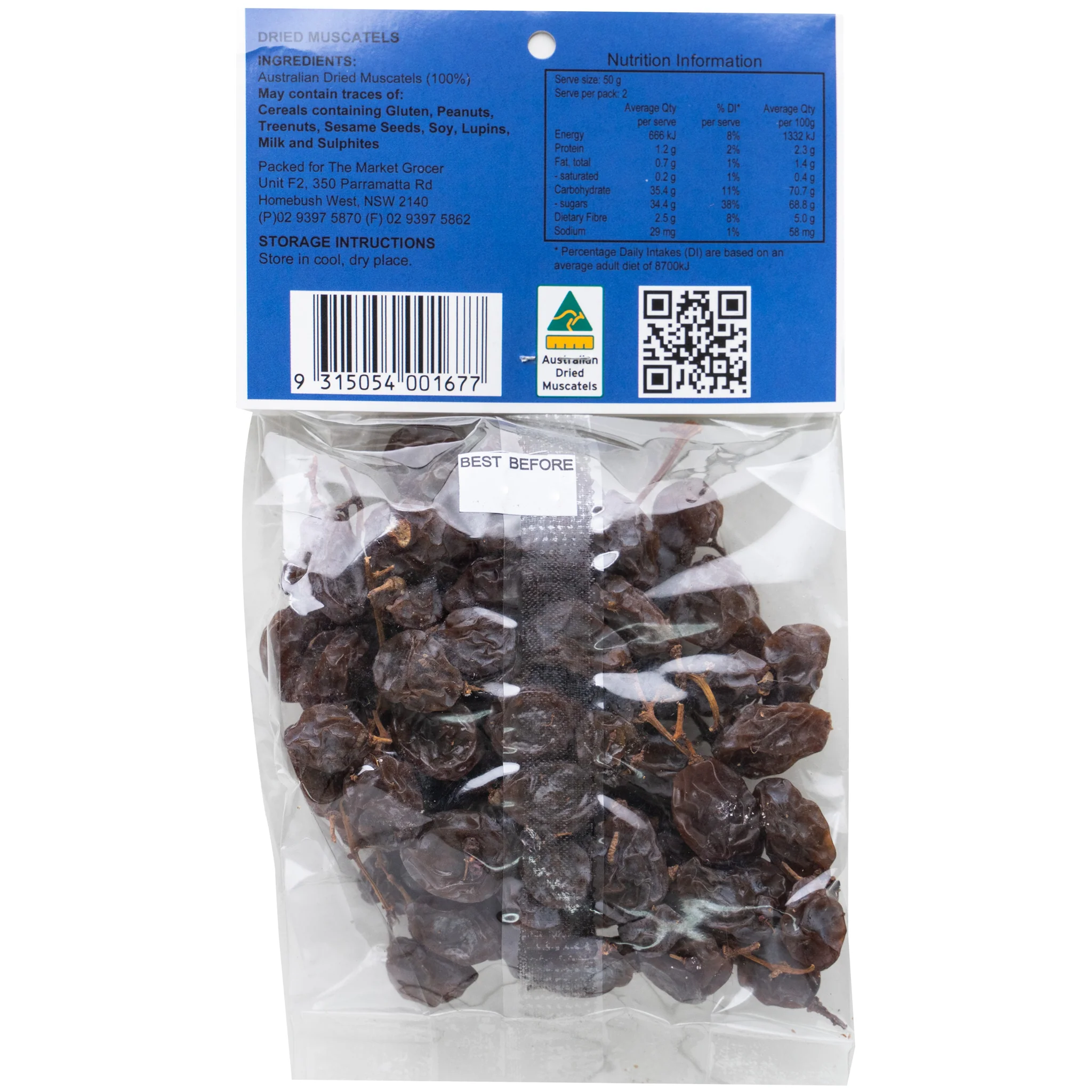 The Market Grocer Muscatels 100g - Image 2