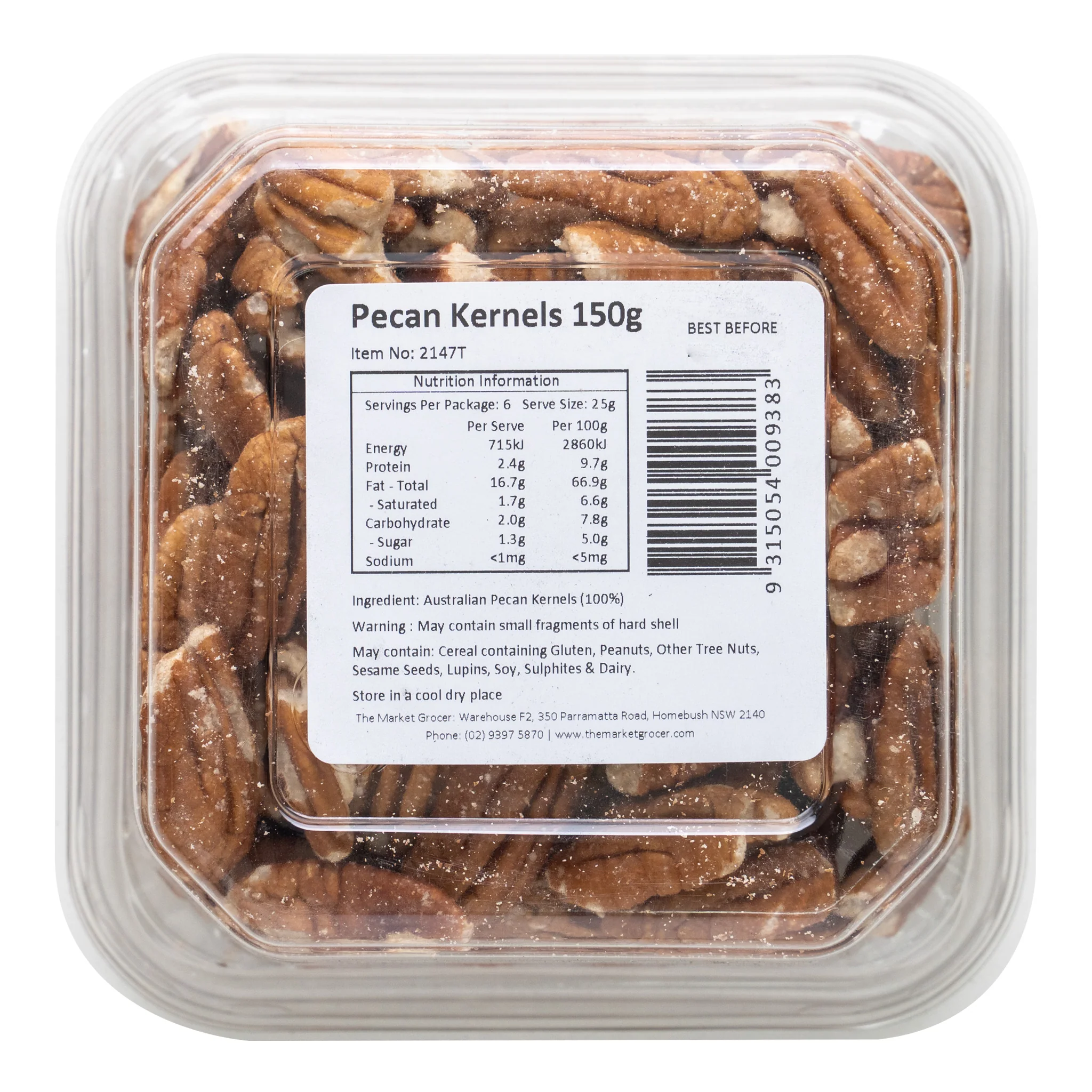 The Market Grocer Pecan Kernels 150g - Image 2