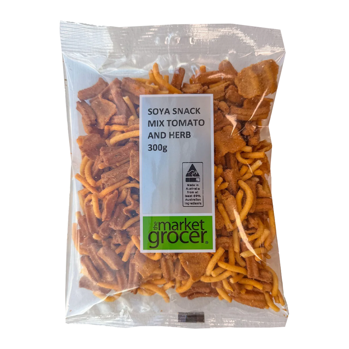 The Market Grocer Soya Snack Mix Tomato Herb 300g