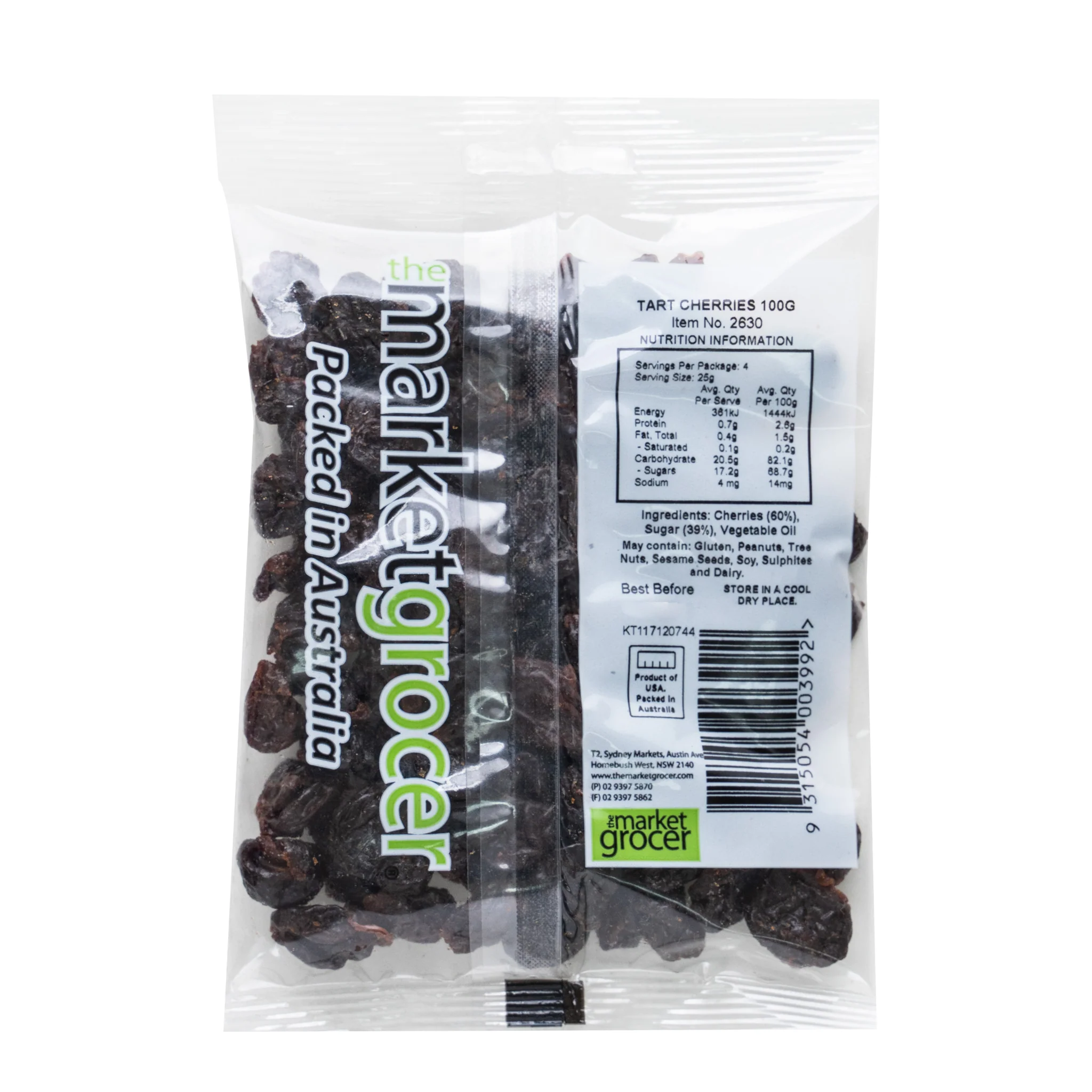 The Market Grocer Tart Cherries 100g - Image 2