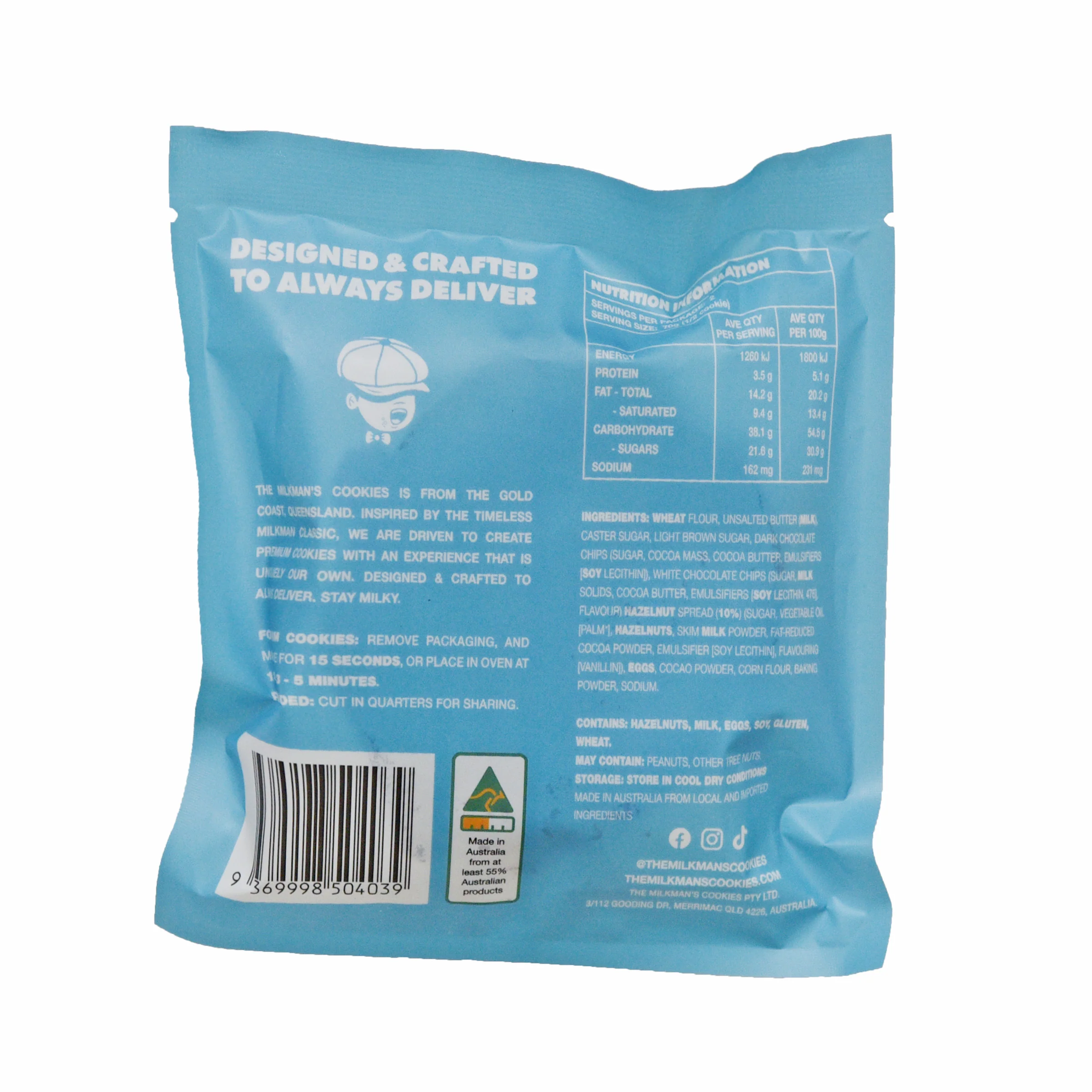 The Milkman's Cookies Half and Half 140g - Image 2
