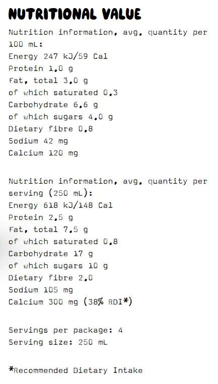 Oatly Oat Milk Barista Edition 1L - Image 2