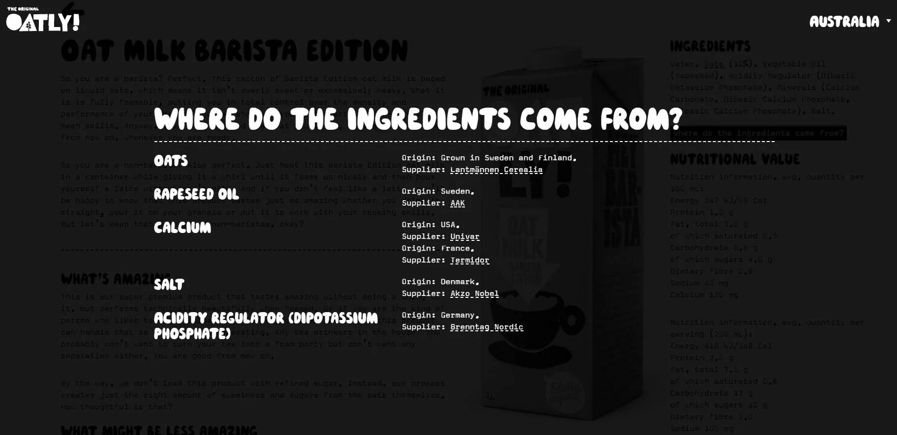 Oatly Oat Milk Barista Edition 1L - Image 3