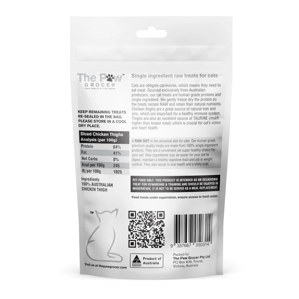The Paw Grocer Chicken Thigh 50g - Image 2