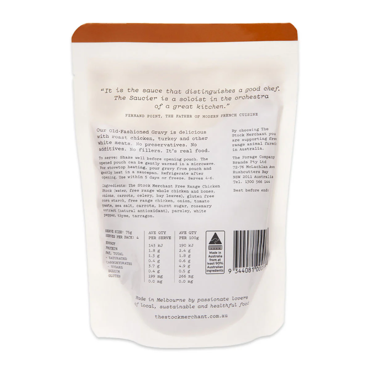 The Stock Merchant Free Range Old Fashioned Chicken Gravy 300g - Image 2