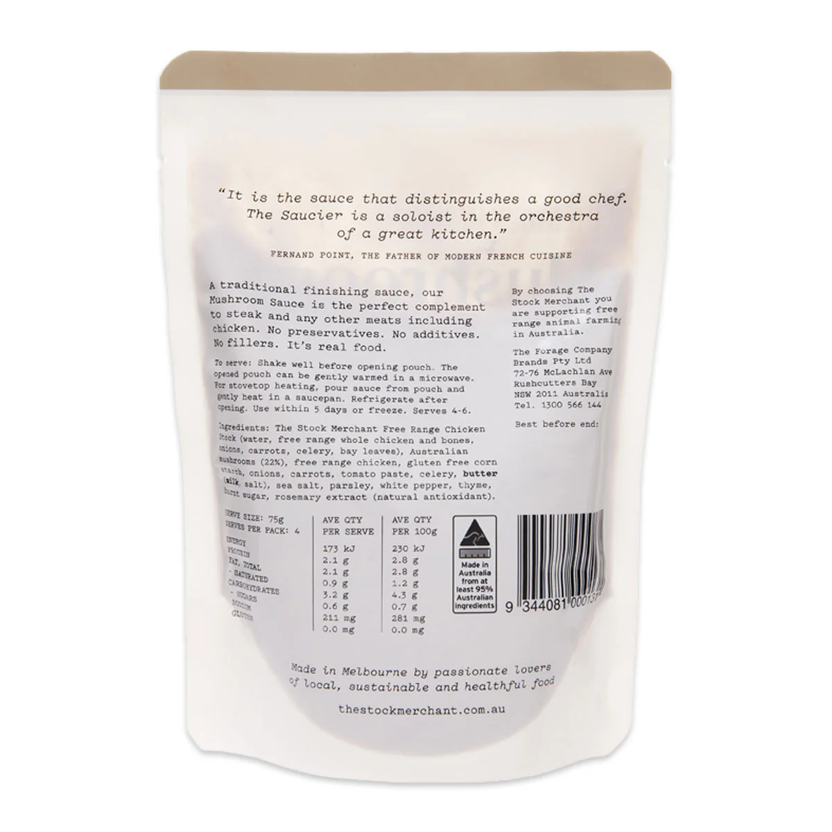 The Stock Merchant Mushroom Sauce 300g - Image 2