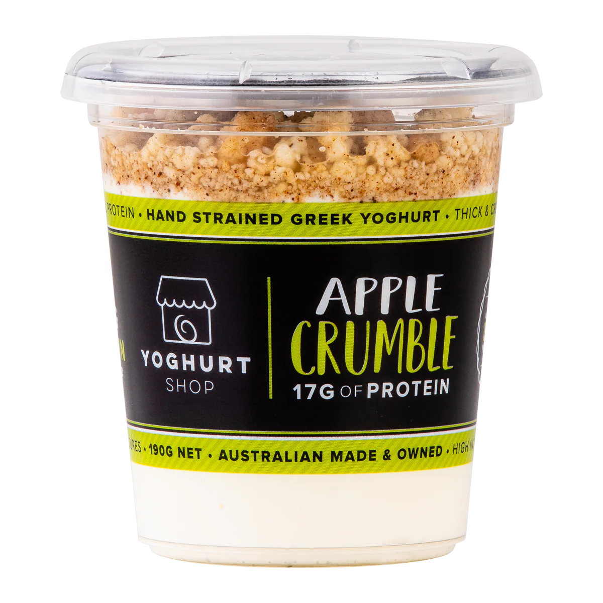 The Yoghurt Shop Apple Crumble 190g