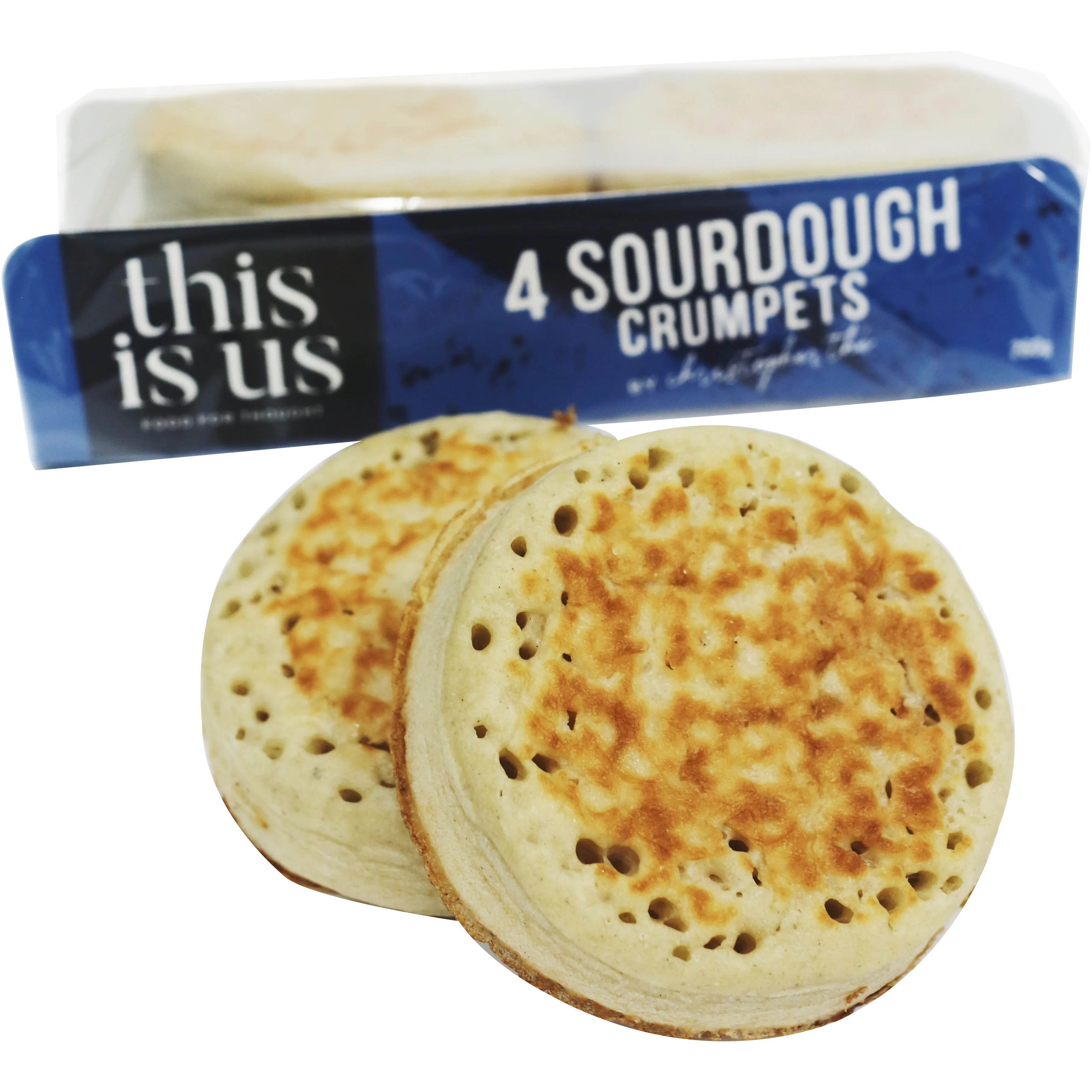 This is Us Sourdough Crumpets x4 260g - Image 4