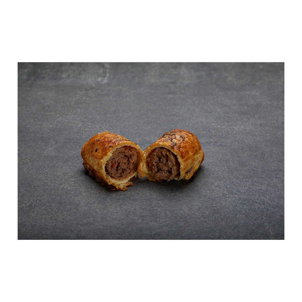 Three Mills Bakery Bake At Home Beef & Seasonal Vegetable Sausage Roll x4 Pack 930g - Image 2