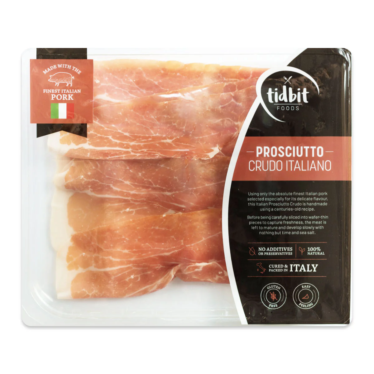 Tidbit Foods Prosciutto Crudo 100g