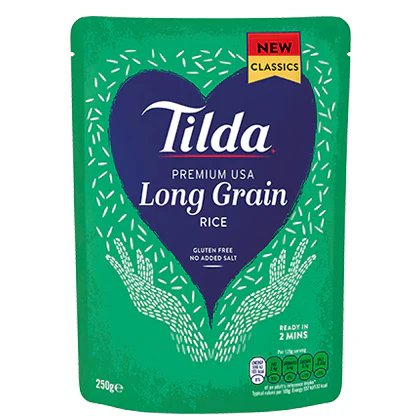 Tilda Premium USA Long Grain Rice 250g