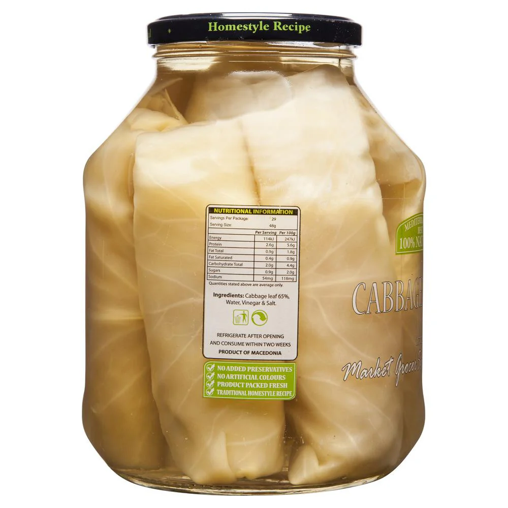 The Market Grocer Cabbage Leaves 1.7kg - Image 2