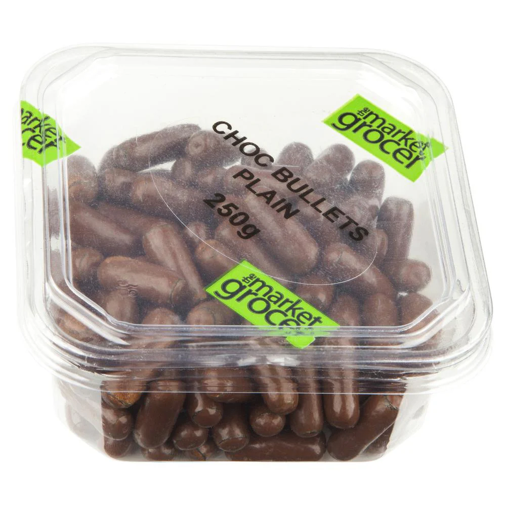 The Market Grocer Chocolate Bullets 250g