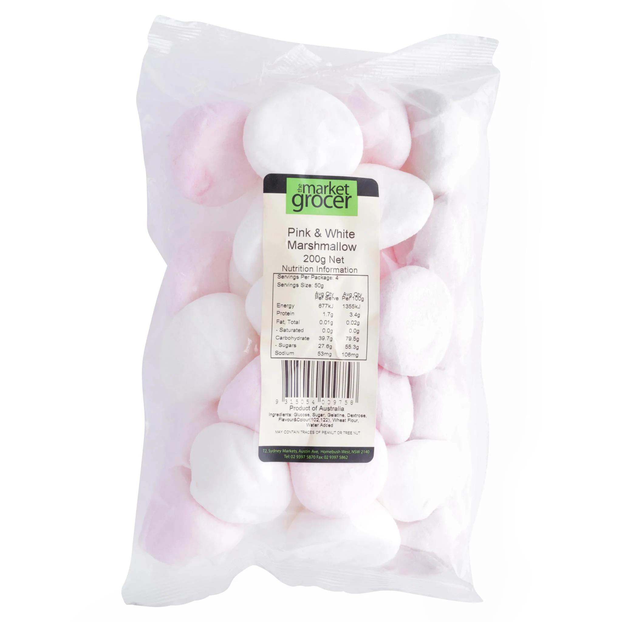 The Market Grocer Marshmallows 200g