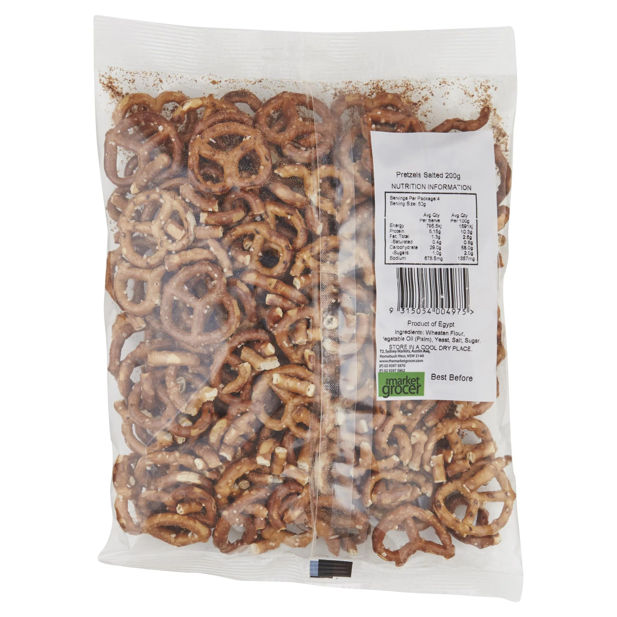 The Market Grocer Pretzels Salted 200g - Image 2
