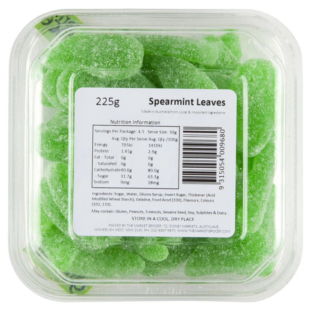The Market Grocer Spearmint Leaves 225g - Image 2
