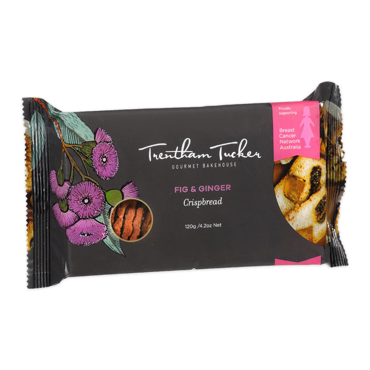 Trentham Tucker Crispbread Fig and Ginger 120g