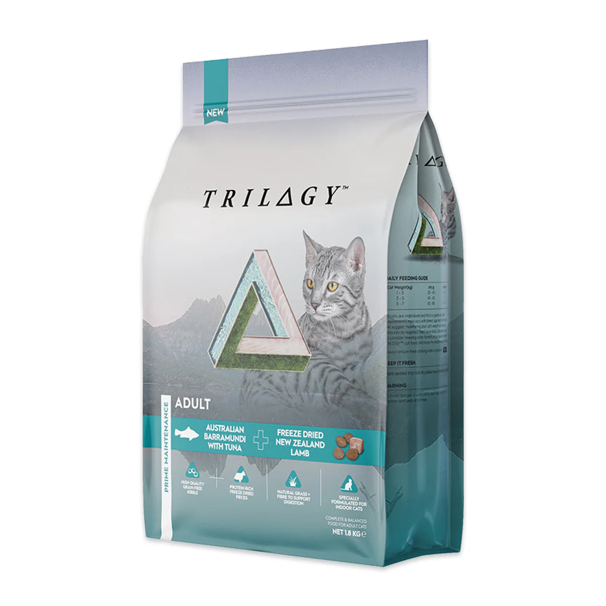 Trilogy Cat Food Australian Barramundi With Tuna and Freeze Dried New Zealand Lamb 1.8kg