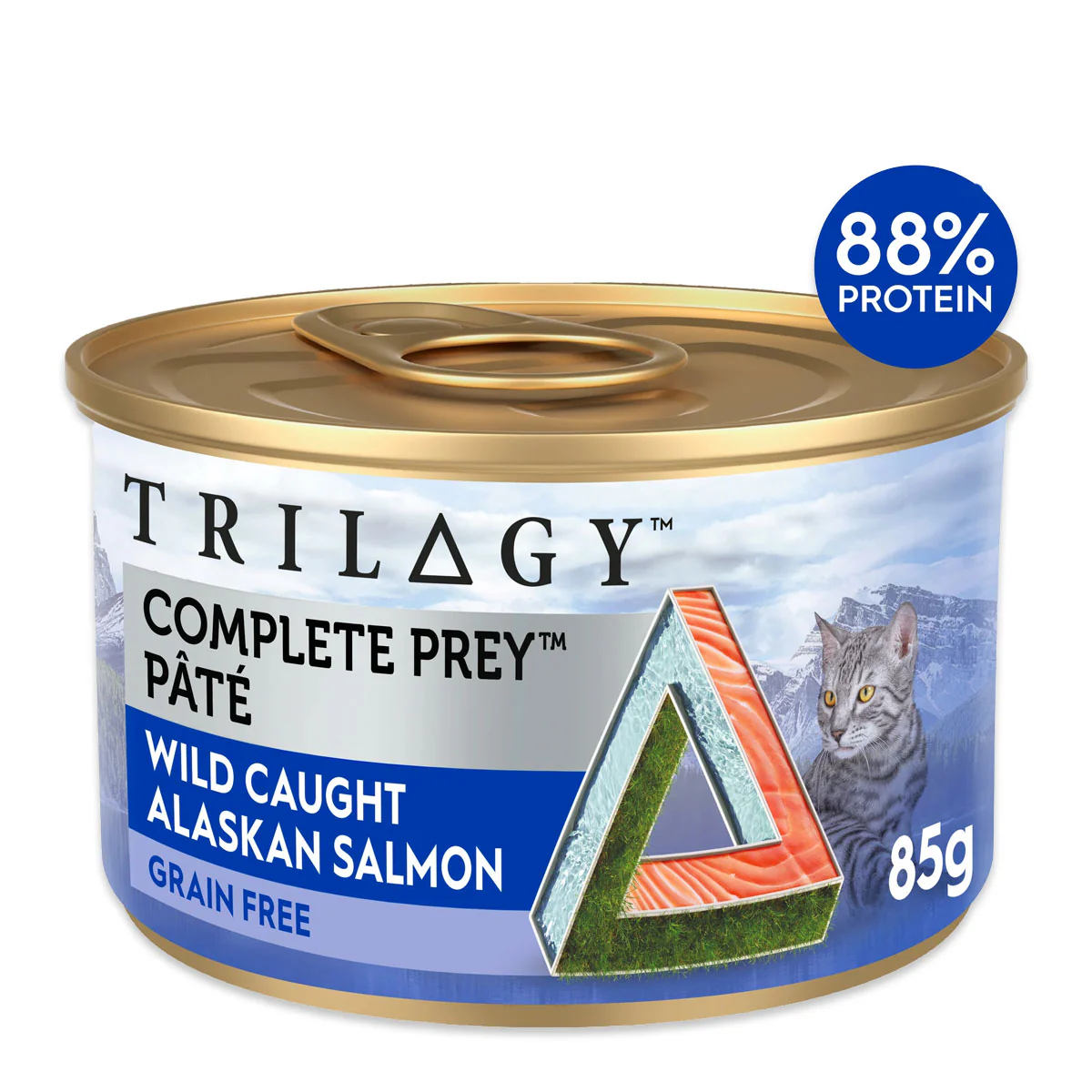 Trilogy Wild Caught Alaskan Salmon Cat Food 85g